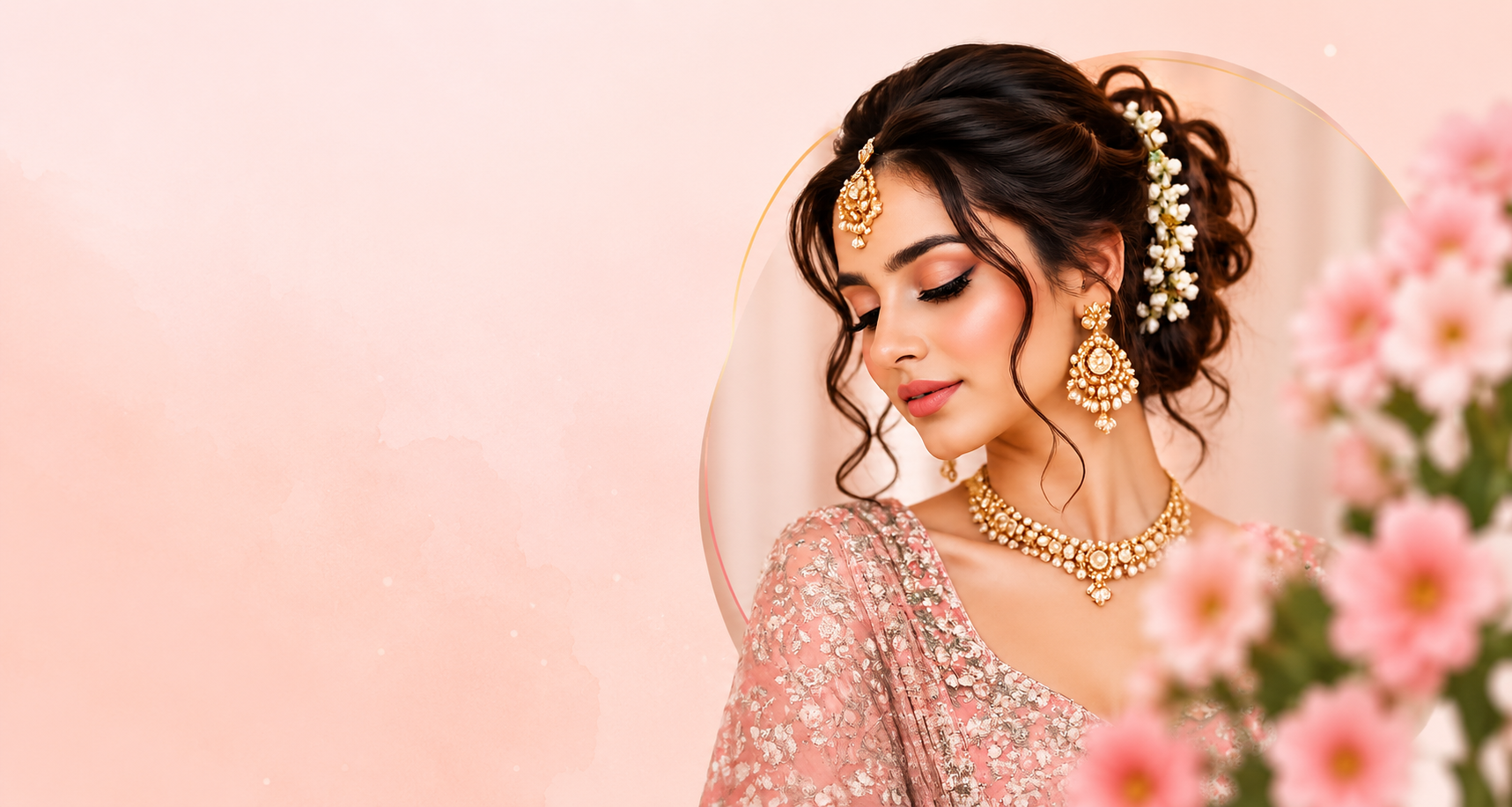 Bridal makeup artwork